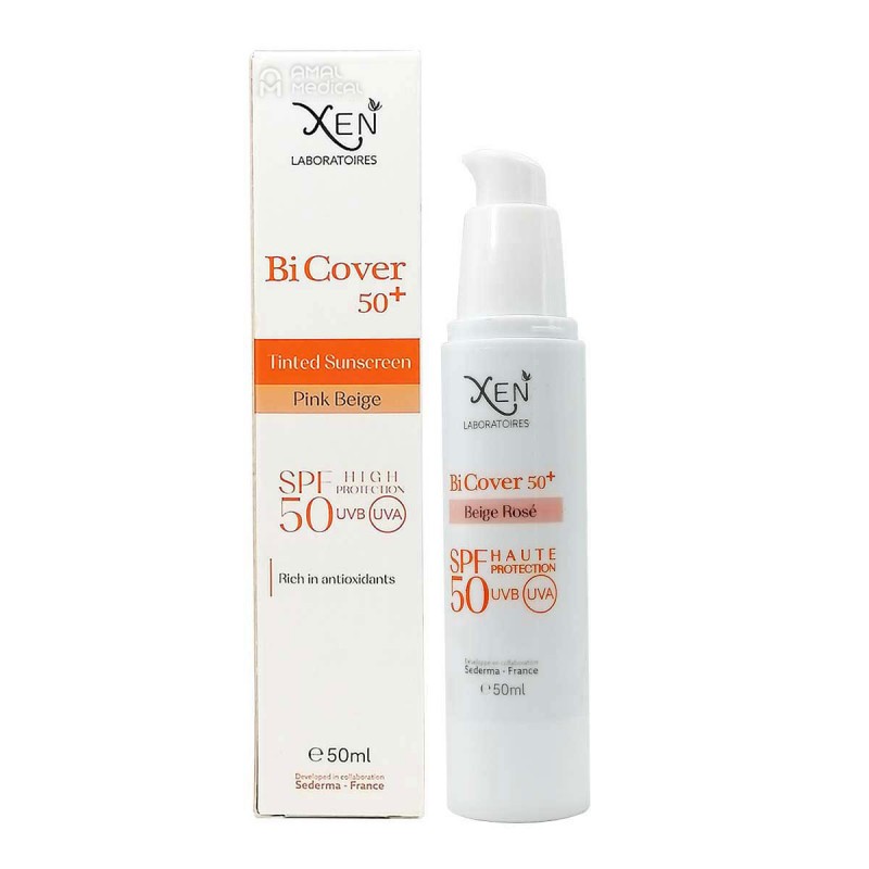 Tinted Sunscreen Mousse - SVR Sun Secure Blur Tinted Mousse Cream Beige Rose  SPF50+